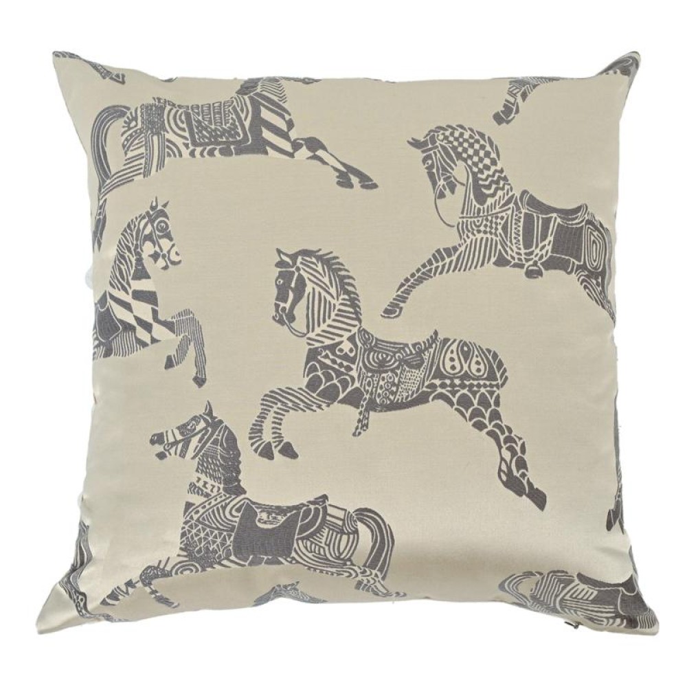 ΔΙΑΚΟΣΜΗΤΙΚΟ ΜΑΞΙΛΑΡΙ Fylliana Horse Whisper ΜΠΕΖ ΧΡΩΜΑ 45x45x10εκ