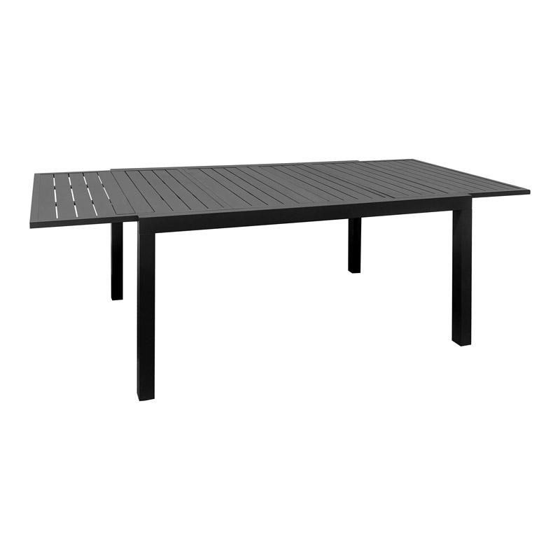 ΕΠΕΚΤΕΙΝΟΜΕΝΟ ΤΡΑΠΕΖΙ ΑΛΟΥΜΙΝΙΟΥ Fylliana "Valerio" ΓΚΡΙ ΧΡΩΜΑ 160(240)x95x75εκ