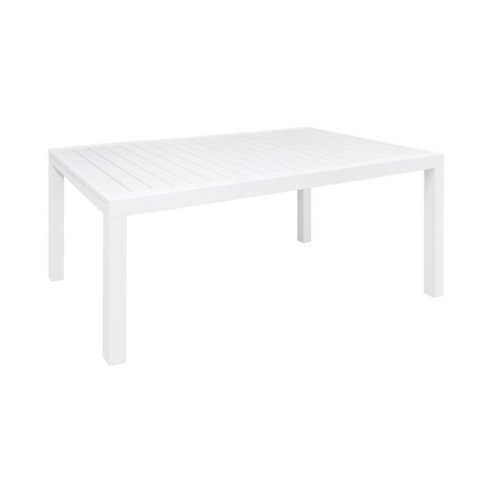 ΕΠΕΚΤΕΙΝΟΜΕΝΟ ΤΡΑΠΕΖΙ ΑΛΟΥΜΙΝΙΟΥ Fylliana "Valerio" ΛΕΥΚΟ ΧΡΩΜΑ 160(239)x95x75εκ