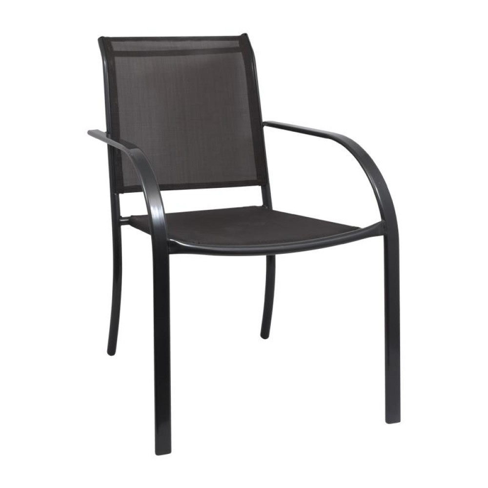 ΚΑΡΕΚΛΑ TEXTILENE Fylliana ΓΚΡΙ STEEL 65x55,5x86,5εκ