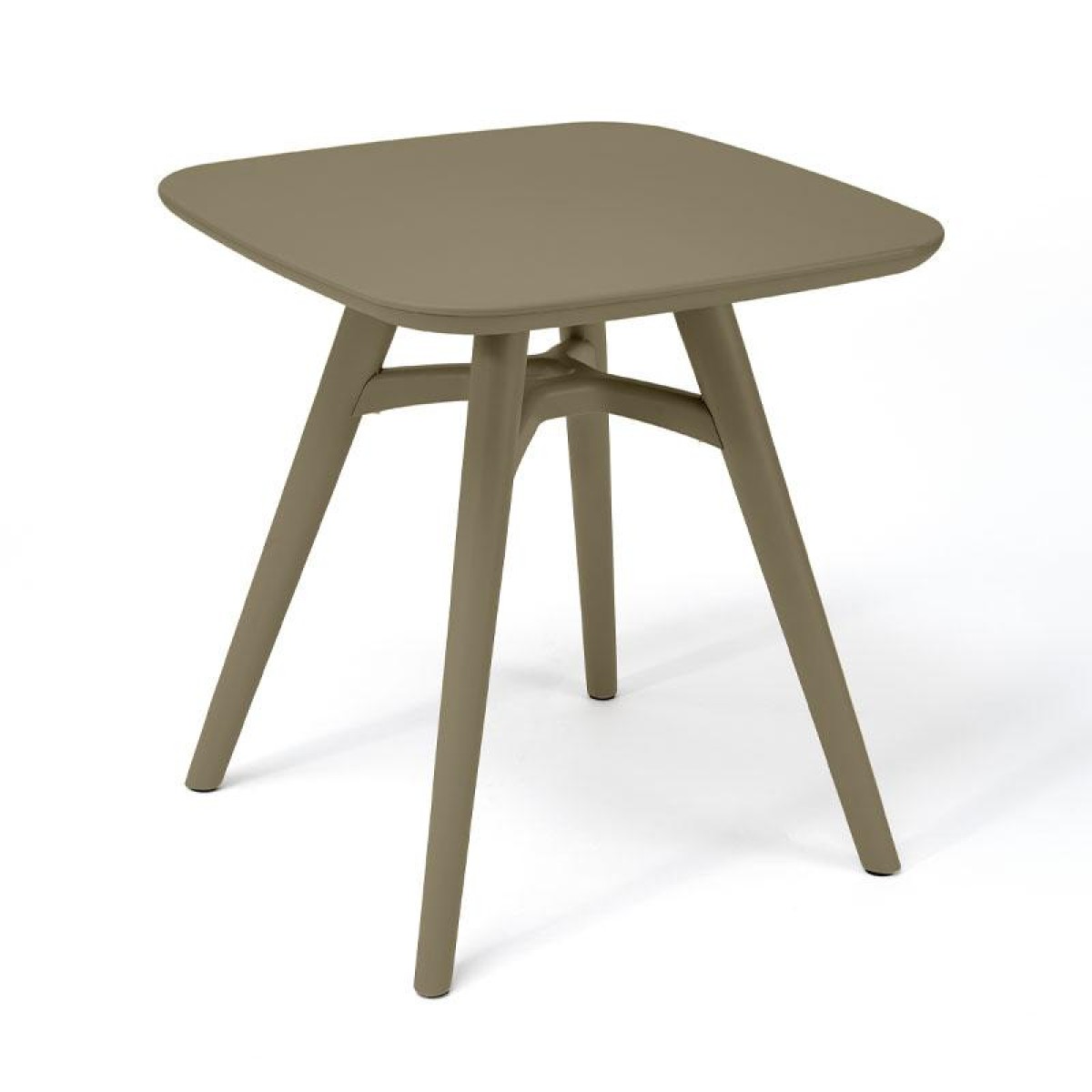ΤΡΑΠΕΖΙ ΠΛΑΣΤΙΚΟ ΤΕΤΡΑΓΩΝΟ FYLLIANA FL8863 CAPPUCCINO ΧΡΩΜΑ 51x51εκ