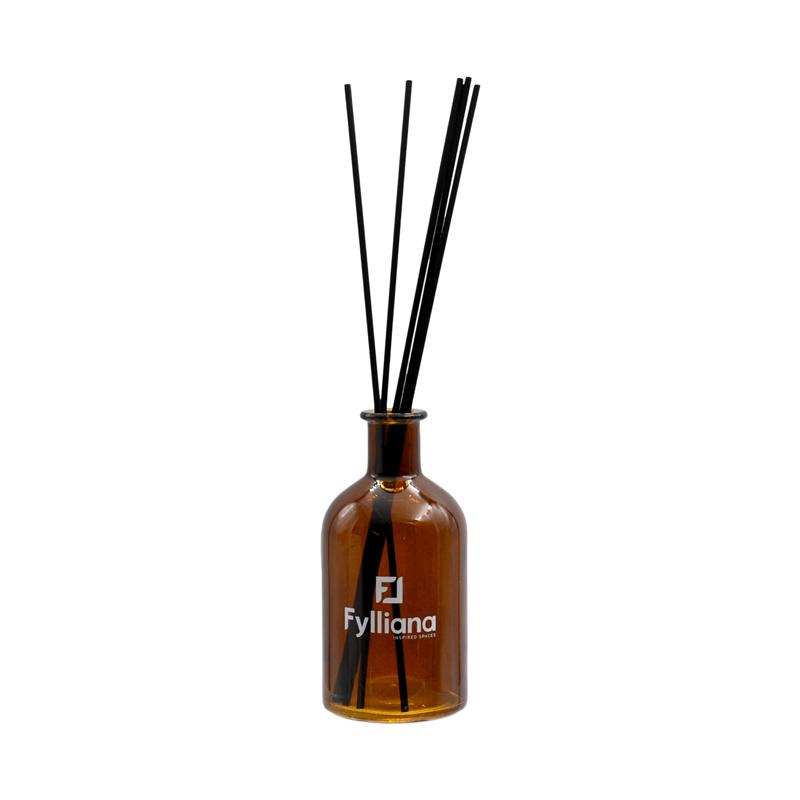 ΑΡΩΜΑΤΙΚΟ ΧΩΡΟΥ ΓΥΑΛΙΝΟ ΜΠΟΥΚΑΛΑΚΙ ΜΕ STICKS Fylliana FL013 "ΣΑΝΔΑΛΟΞΥΛΟ & ΓΙΑΣΕΜΙ" ΚΑΙ ΣΥΣΚΕΥΑΣΙΑ ΔΩΡΟΥ ΚΑΦΕ ΧΡΩΜΑ 200ml
