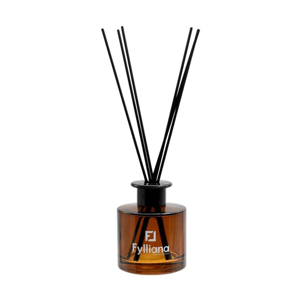 ΑΡΩΜΑΤΙΚΟ ΧΩΡΟΥ ΜΕ STICKS Fylliana FL8094 "ΣΑΝΔΑΛΟΞΥΛΟ & ΓΙΑΣΕΜΙ" ΚΑΙ ΣΥΣΚΕΥΑΣΙΑ ΔΩΡΟΥ ΚΑΦΕ ΧΡΩΜΑ 200ml