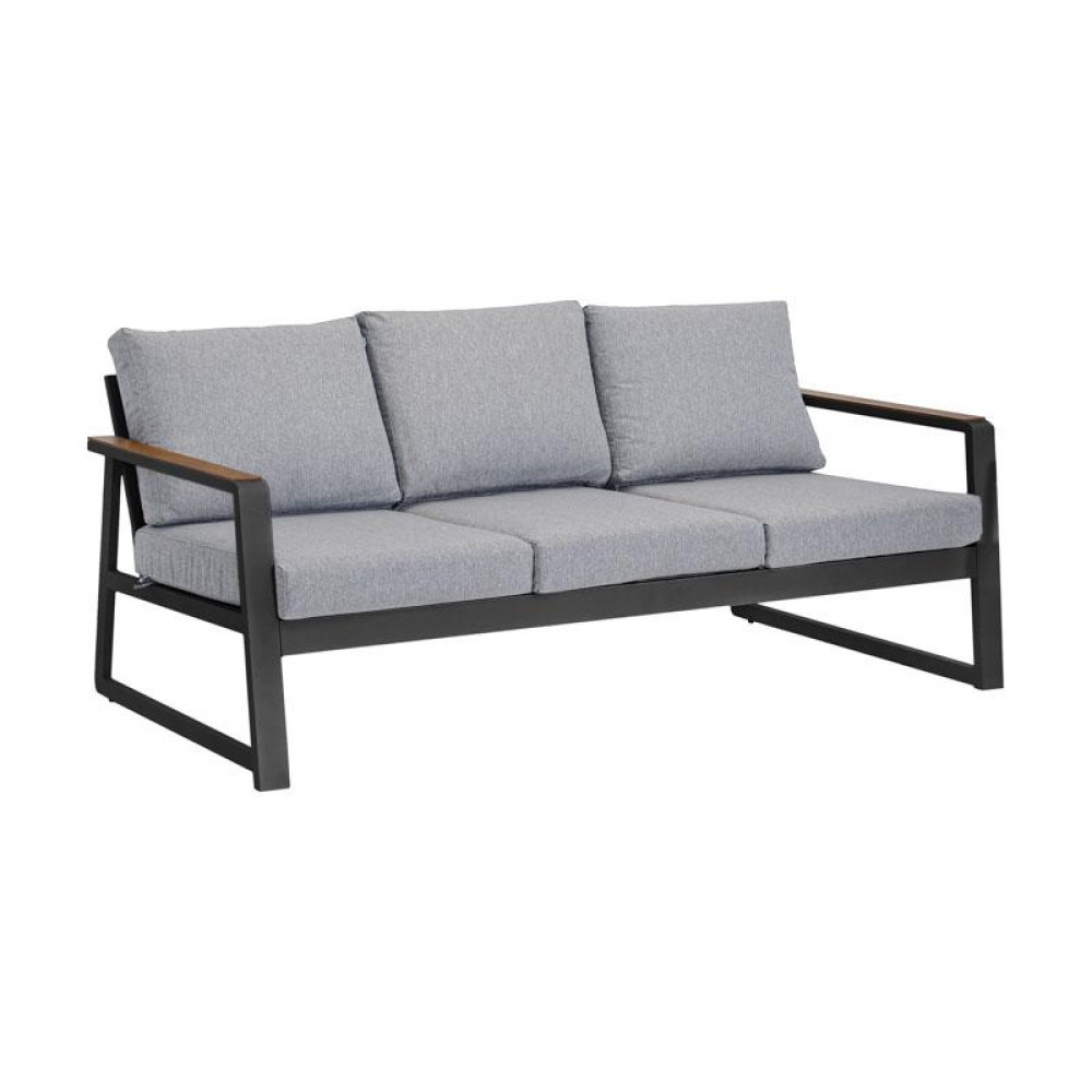 ΣΕΤ ΣΑΛΟΝΙ ΕΞΟΧΗΣ 5 ΤΕΜΑΧΙΩΝ Fylliana "Maya" ΣΚΟΥΡΟ ΓΚΡΙ ΧΡΩΜΑ