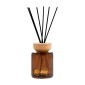 ΑΡΩΜΑΤΙΚΟ ΧΩΡΟΥ "Sandalwood" ΓΥΑΛΙΝΟ ΜΠΟΥΚΑΛΑΚΙ ΜΕ STICKS Fylliana FL25240 ΣΕ ΣΥΣΚΕΥΑΣΙΑ ΔΩΡΟΥ ΚΑΦΕ ΧΡΩΜΑ 200ml