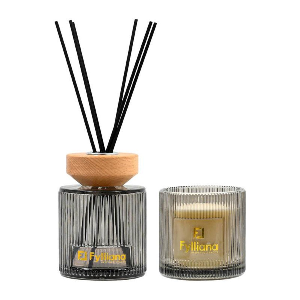 ΑΡΩΜΑΤΙΚΟ ΣΕΤ ΔΩΡΟΥ "Shangri-La" Fylliana FL25161 (Διαχύτης 150ml + Κερί 150g)