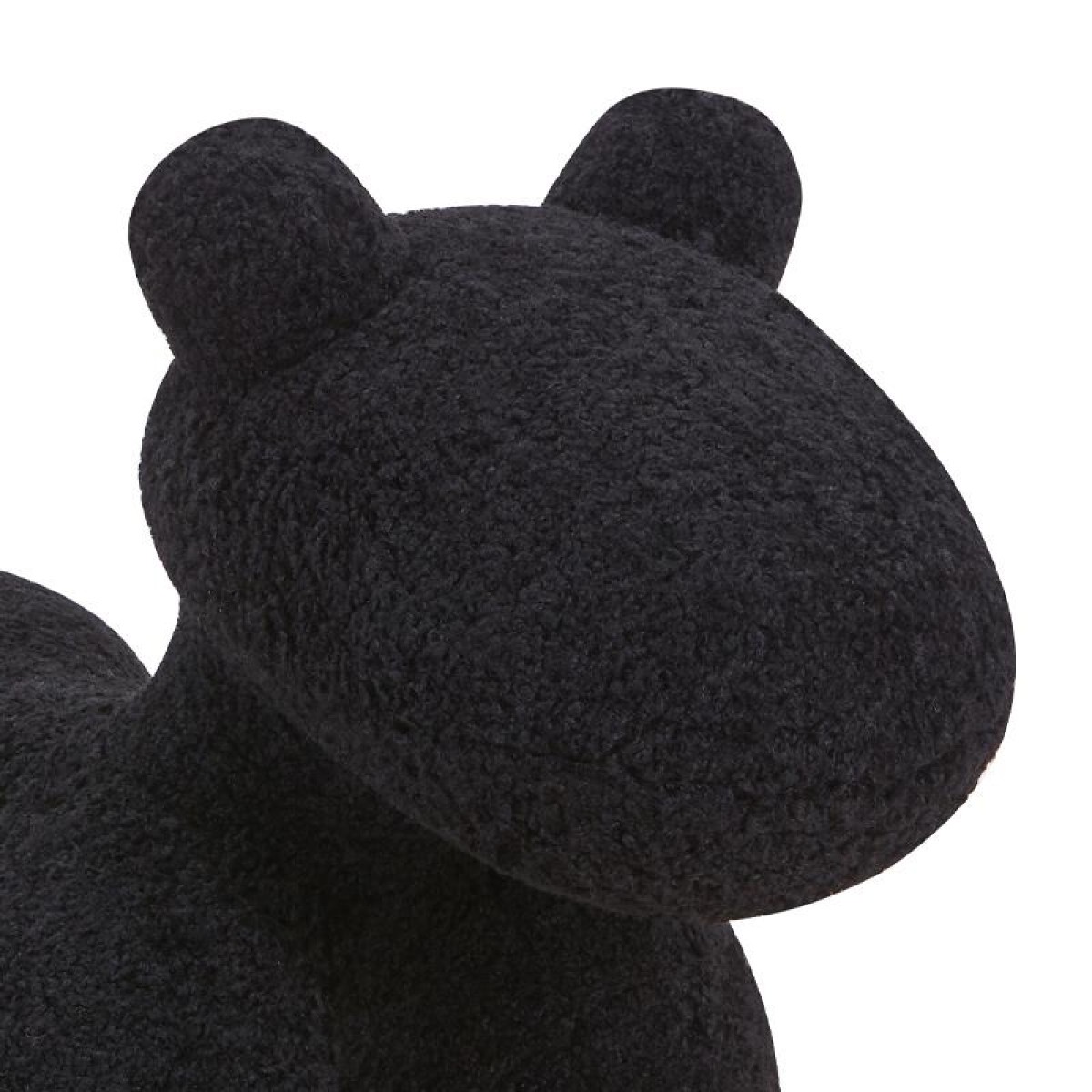 ΣΚΑΜΠΟ-ΠΟΥΦ Fylliana Teddy ΜΑΥΡΟ ΧΡΩΜΑ 55x110x83εκ