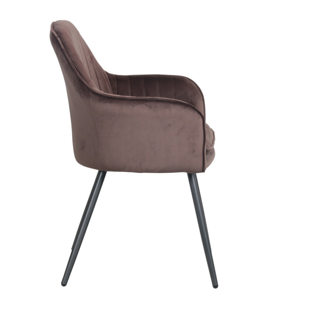 ΠΟΛΥΘΡΟΝΑ Fylliana C-987 ΚΑΦΕ ΒΕΛΟΥΔΟ 58x60x86.5εκ