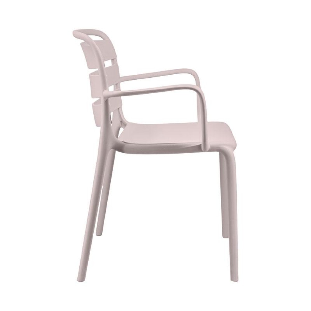 ΚΑΡΕΚΛΑ ΚΗΠΟΥ Fylliana "Talia" ΑΠΟ ΠΟΛΥΠΡΟΠΥΛΕΝΙΟ (PP) CAPPUCCINO ΧΡΩΜΑ 56x60x81εκ