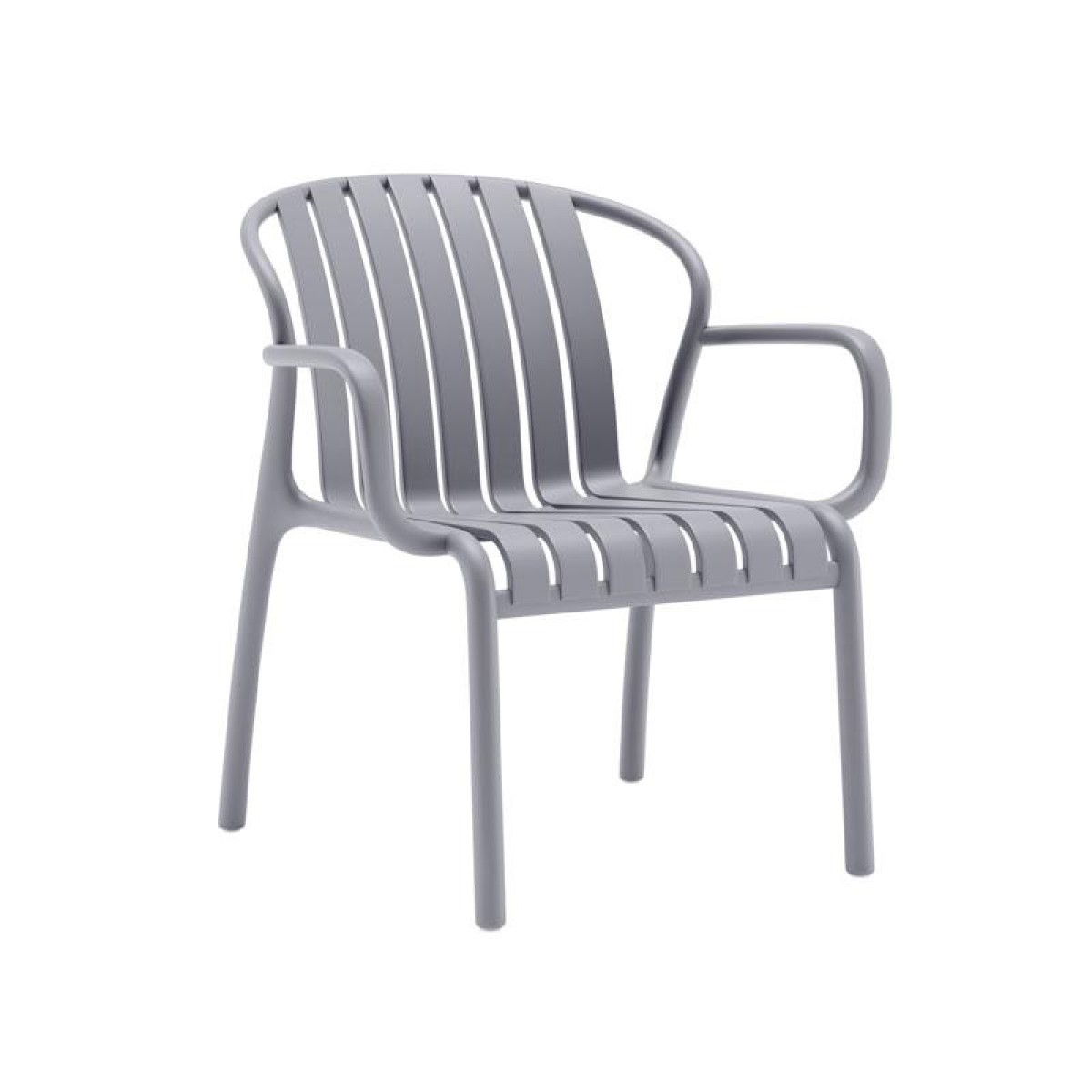 ΚΑΡΕΚΛΑ ΚΗΠΟΥ Fylliana "Zenya" ΑΠΟ ΠΟΛΥΠΡΟΠΥΛΕΝΙΟ (PP) ΣΚΟΥΡΟ ΓΚΡΙ ΧΡΩΜΑ 82x60x75εκ