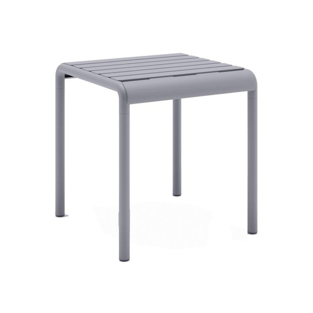 ΤΡΑΠΕΖΑΚΙ ΚΗΠΟΥ Fylliana "Zenya" ΑΠΟ ΠΟΛΥΠΡΟΠΥΛΕΝΙΟ (PP) ΣΚΟΥΡΟ ΓΚΡΙ ΧΡΩΜΑ 46x46x48εκ