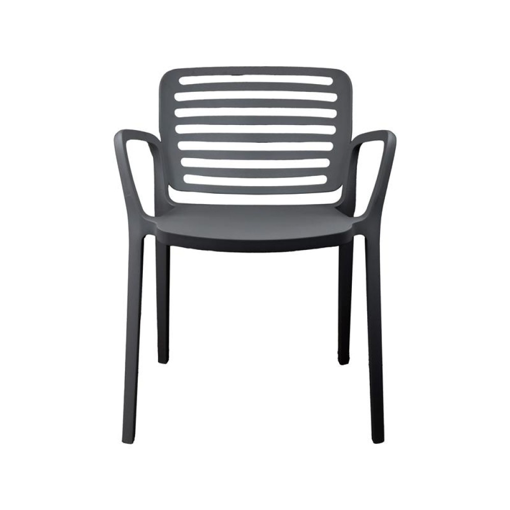 ΚΑΡΕΚΛΑ ΚΗΠΟΥ Fylliana FL7109 Layla ΣΚΟΥΡΟ ΓΚΡΙ ΧΡΩΜΑ 55x59x78εκ