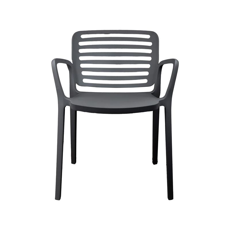 ΚΑΡΕΚΛΑ ΚΗΠΟΥ Fylliana FL7109 Layla ΣΚΟΥΡΟ ΓΚΡΙ ΧΡΩΜΑ 55x59x78εκ