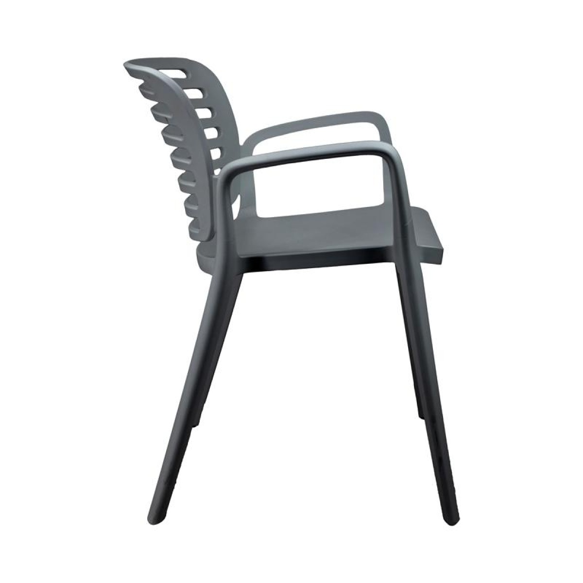 ΚΑΡΕΚΛΑ ΚΗΠΟΥ Fylliana FL7109 Layla ΣΚΟΥΡΟ ΓΚΡΙ ΧΡΩΜΑ 55x59x78εκ