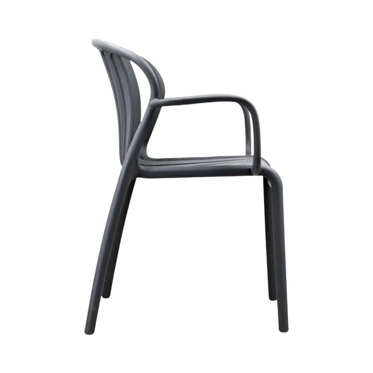 ΚΑΡΕΚΛΑ ΚΗΠΟΥ Fylliana FL7112 Freya ΣΚΟΥΡΟ ΓΚΡΙ ΧΡΩΜΑ 54x60x79εκ