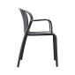 ΚΑΡΕΚΛΑ ΚΗΠΟΥ Fylliana FL7112 Freya ΣΚΟΥΡΟ ΓΚΡΙ ΧΡΩΜΑ 54x60x79εκ