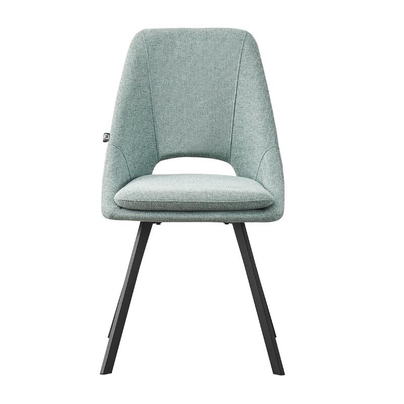 ΚΑΡΕΚΛΑ ΤΡΑΠΕΖΑΡΙΑΣ Fylliana FL5174 ΜΕ ΜΕΤΑΛΛΙΚΑ ΠΟΔΙΑ ΚΑΙ MINT ΧΡΩΜΑ ΥΦΑΣΜΑΤΟΣ 56x48x85εκ