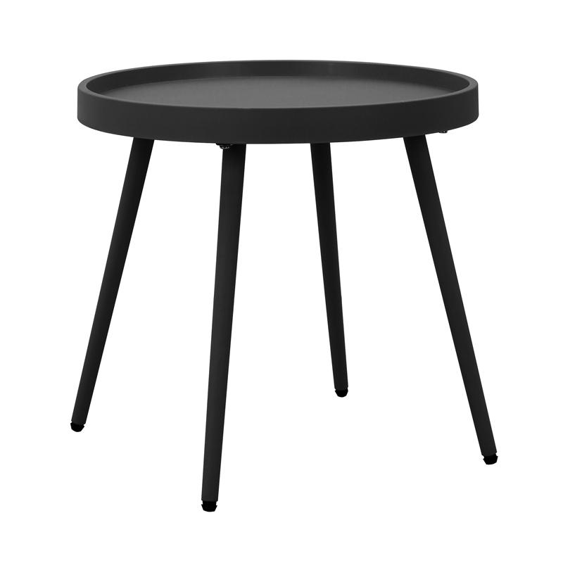 ΤΡΑΠΕΖΑΚΙ ΚΗΠΟΥ Fylliana "Solin" ΑΠΟ ΠΟΛΥΠΡΟΠΥΛΕΝΙΟ (PP) ΜΑΥΡΟ ΧΡΩΜΑ 49x49x46εκ