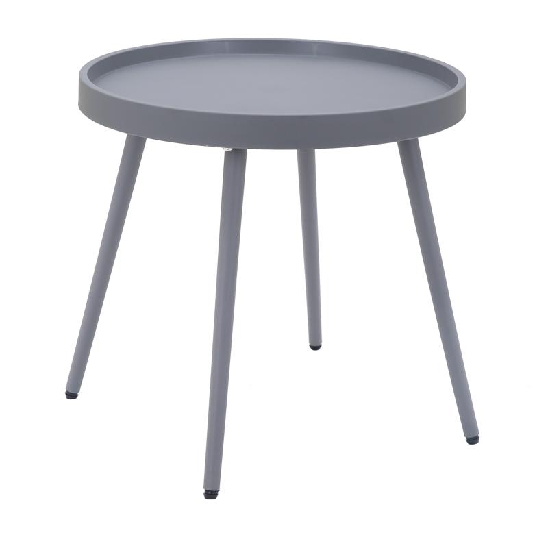 ΤΡΑΠΕΖΑΚΙ ΚΗΠΟΥ Fylliana "Solin" ΑΠΟ ΠΟΛΥΠΡΟΠΥΛΕΝΙΟ (PP) ΓΚΡΙ ΧΡΩΜΑ 49x49x46εκ