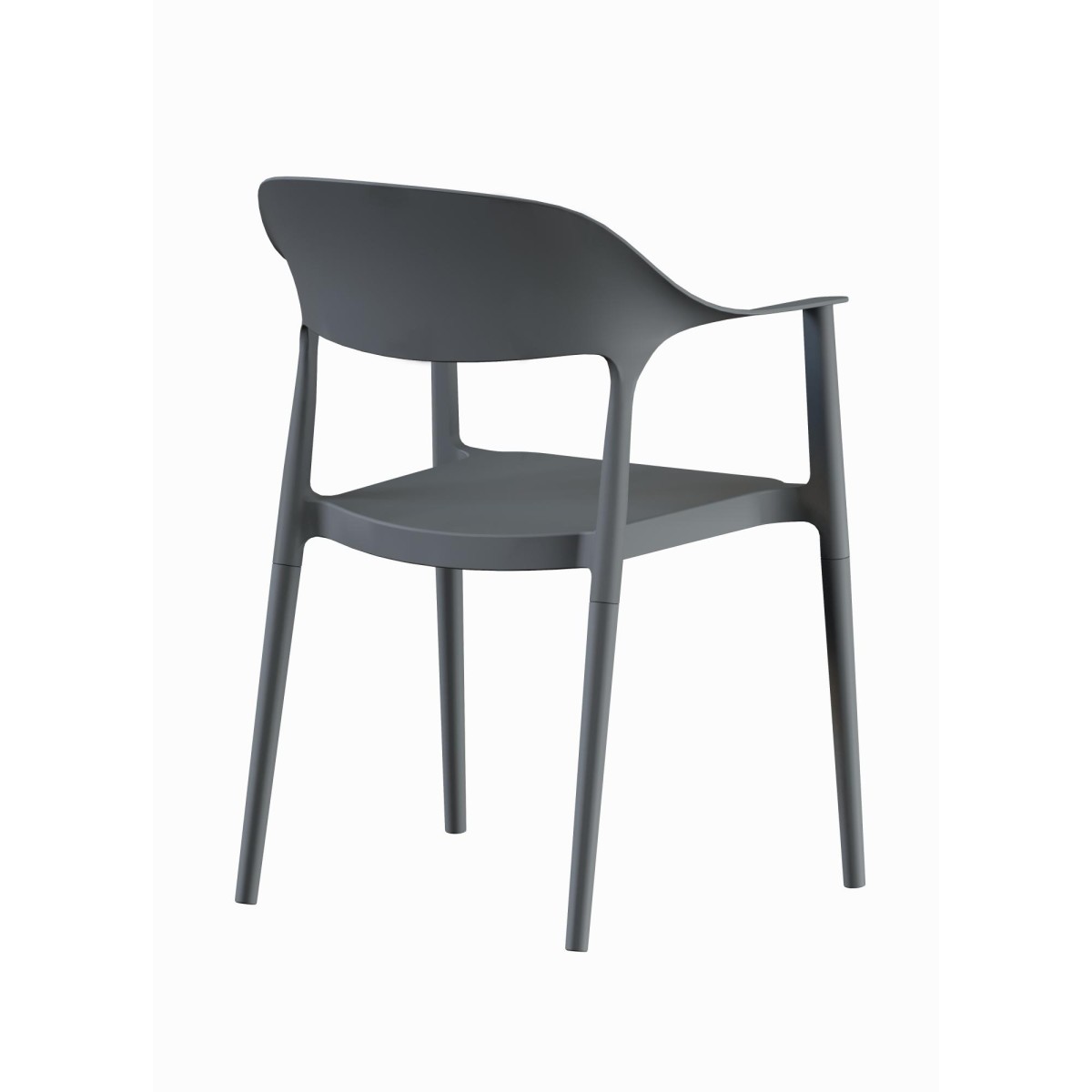 ΚΑΡΕΚΛΑ ΚΗΠΟΥ Fylliana "Aven" ΑΠΟ ΠΟΛΥΠΡΟΠΥΛΕΝΙΟ (PP) ΓΚΡΙ ΧΡΩΜΑ 55x54x83εκ