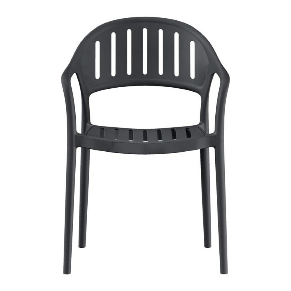 ΚΑΡΕΚΛΑ ΚΗΠΟΥ Fylliana "Calmara" ΑΠΟ ΠΟΛΥΠΡΟΠΥΛΕΝΙΟ (PP) ΜΑΥΡΟ ΧΡΩΜΑ 57x52x81εκ