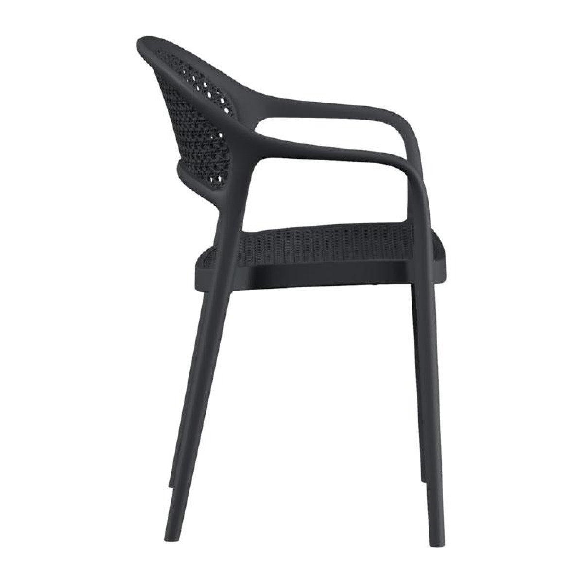 ΚΑΡΕΚΛΑ ΚΗΠΟΥ Fylliana "Nephele" ΑΠΟ ΠΟΛΥΠΡΟΠΥΛΕΝΙΟ (PP) ΜΑΥΡΟ ΧΡΩΜΑ 57x52x81εκ