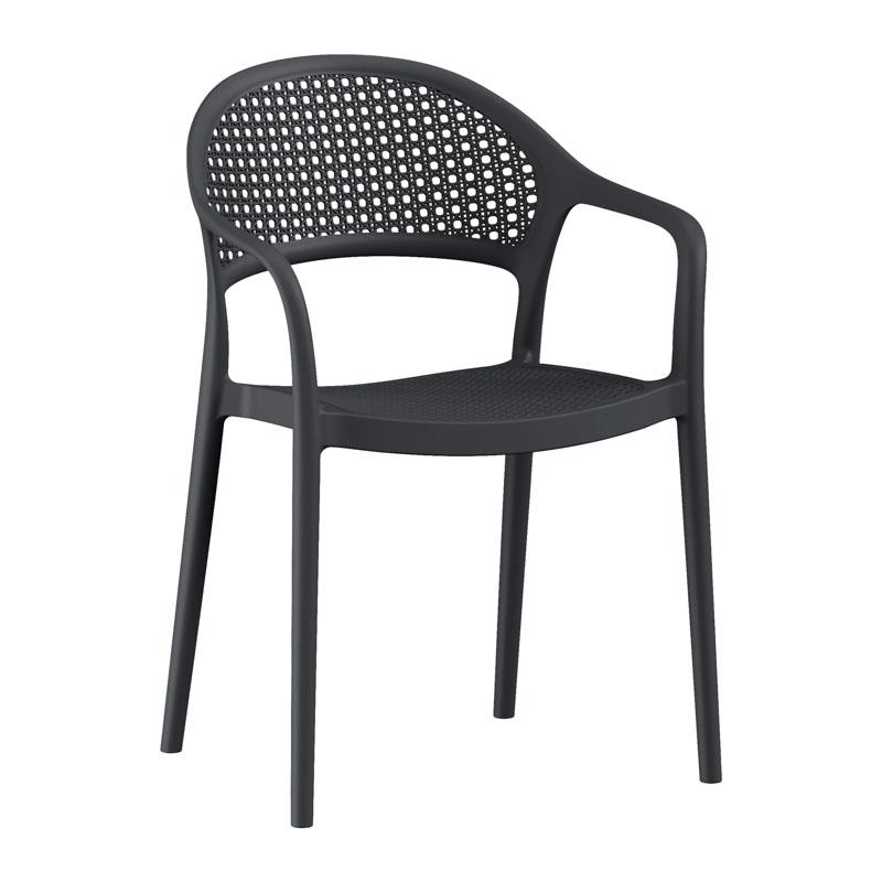 ΚΑΡΕΚΛΑ ΚΗΠΟΥ Fylliana "Nephele" ΑΠΟ ΠΟΛΥΠΡΟΠΥΛΕΝΙΟ (PP) ΜΑΥΡΟ ΧΡΩΜΑ 57x52x81εκ