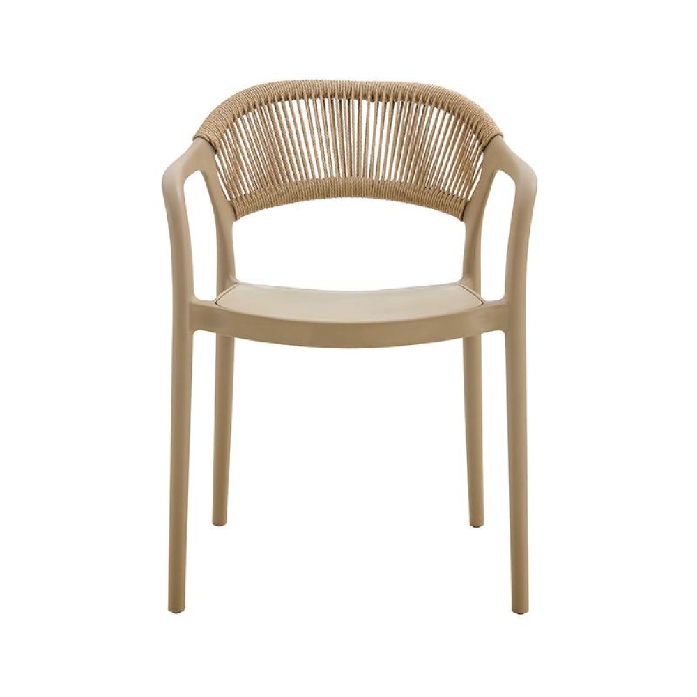 ΚΑΡΕΚΛΑ ΚΗΠΟΥ Fylliana Marion LATTE-ΚΑΦΕ ΧΡΩΜΑ 57x54x81εκ