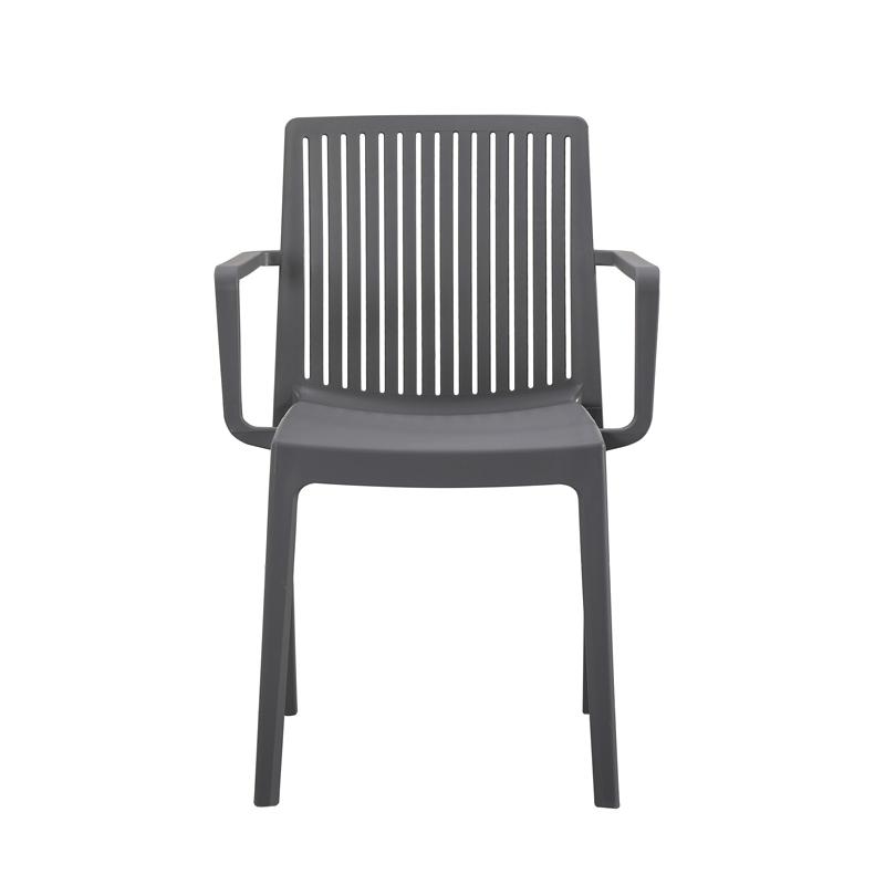 ΚΑΡΕΚΛΑ ΚΗΠΟΥ ΑΠΟ ΠΟΛΥΠΡΟΠΥΛΕΝΙΟ Fylliana "Emma" ΜΕ UV ΠΡΟΣΤΑΣΙΑ ΣΚΟΥΡΟ ΓΚΡΙ ΧΡΩΜΑ 55x56x82εκ