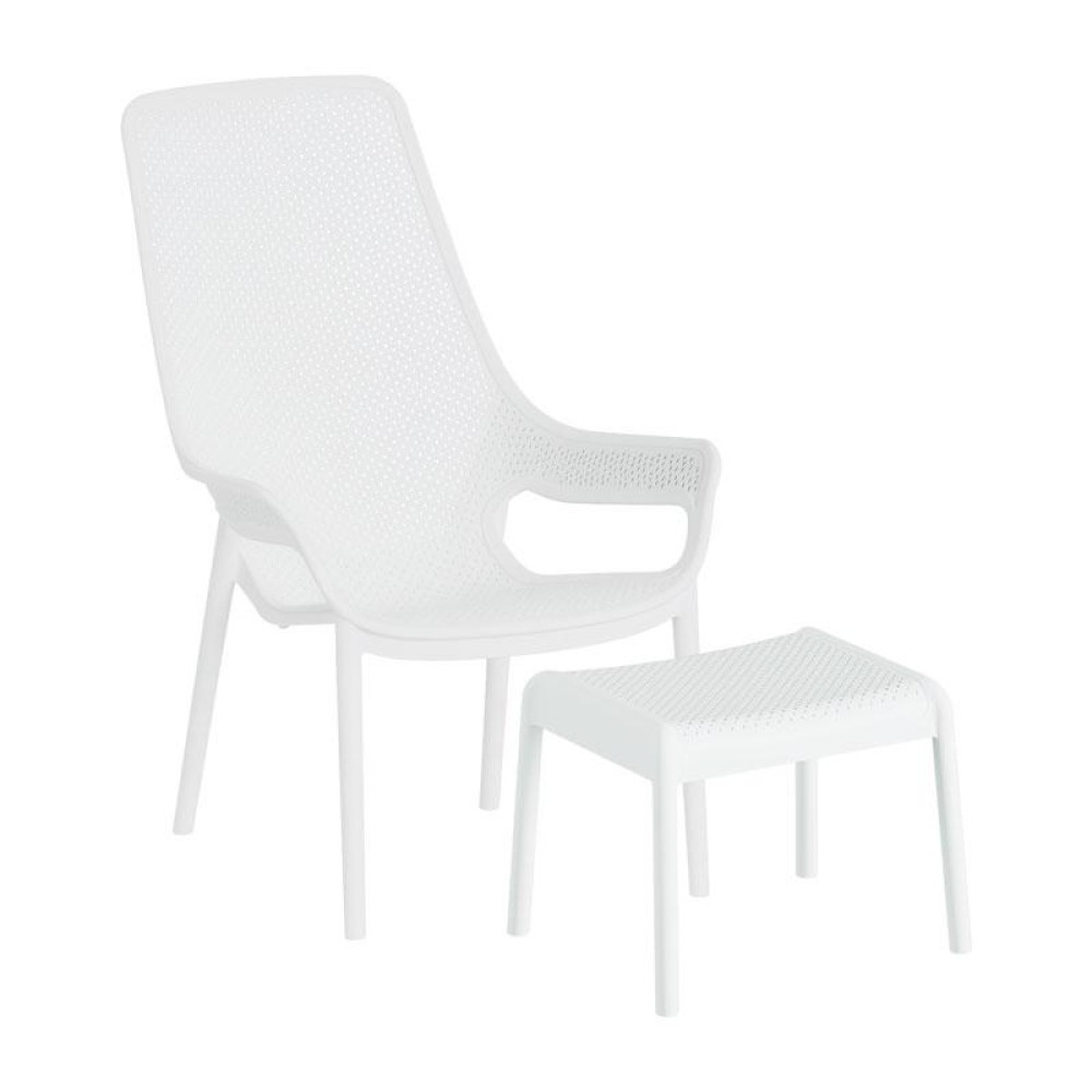 ΣΕΤ ΚΗΠΟΥ ΠΟΛΥΘΡΟΝΑ ΚΑΙ ΥΠΟΠΟΔΙΟ Fylliana “Avelyn” ΜΕ UV ΠΡΟΣΤΑΣΙΑ ΛΕΥΚΟ ΧΡΩΜΑ