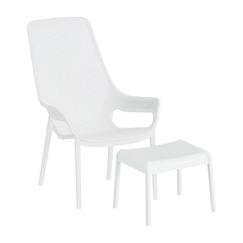 ΣΕΤ ΚΗΠΟΥ ΠΟΛΥΘΡΟΝΑ ΚΑΙ ΥΠΟΠΟΔΙΟ Fylliana “Avelyn” ΜΕ UV ΠΡΟΣΤΑΣΙΑ ΛΕΥΚΟ ΧΡΩΜΑ