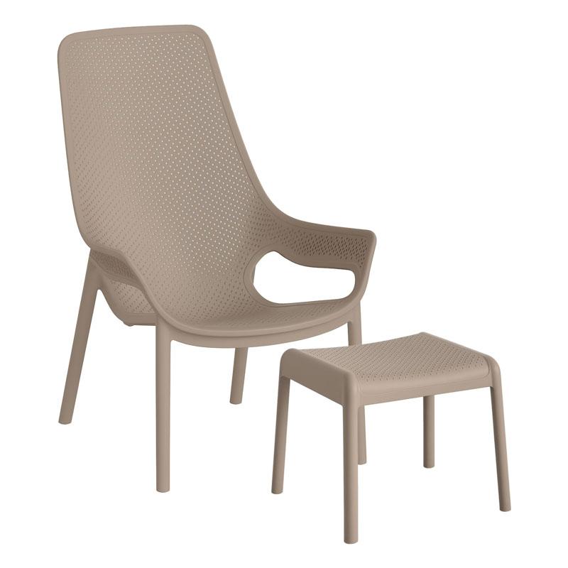 ΣΕΤ ΚΗΠΟΥ ΠΟΛΥΘΡΟΝΑ ΚΑΙ ΥΠΟΠΟΔΙΟ Fylliana “Avelyn” ΜΕ UV ΠΡΟΣΤΑΣΙΑ TAUPE ΧΡΩΜΑ