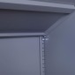ΜΕΤΑΛΛΙΚΗ ΝΤΟΥΛΑΠΑ Fylliana Everet ΓΚΡΙ-ΛΕΥΚΟ 90*40*190