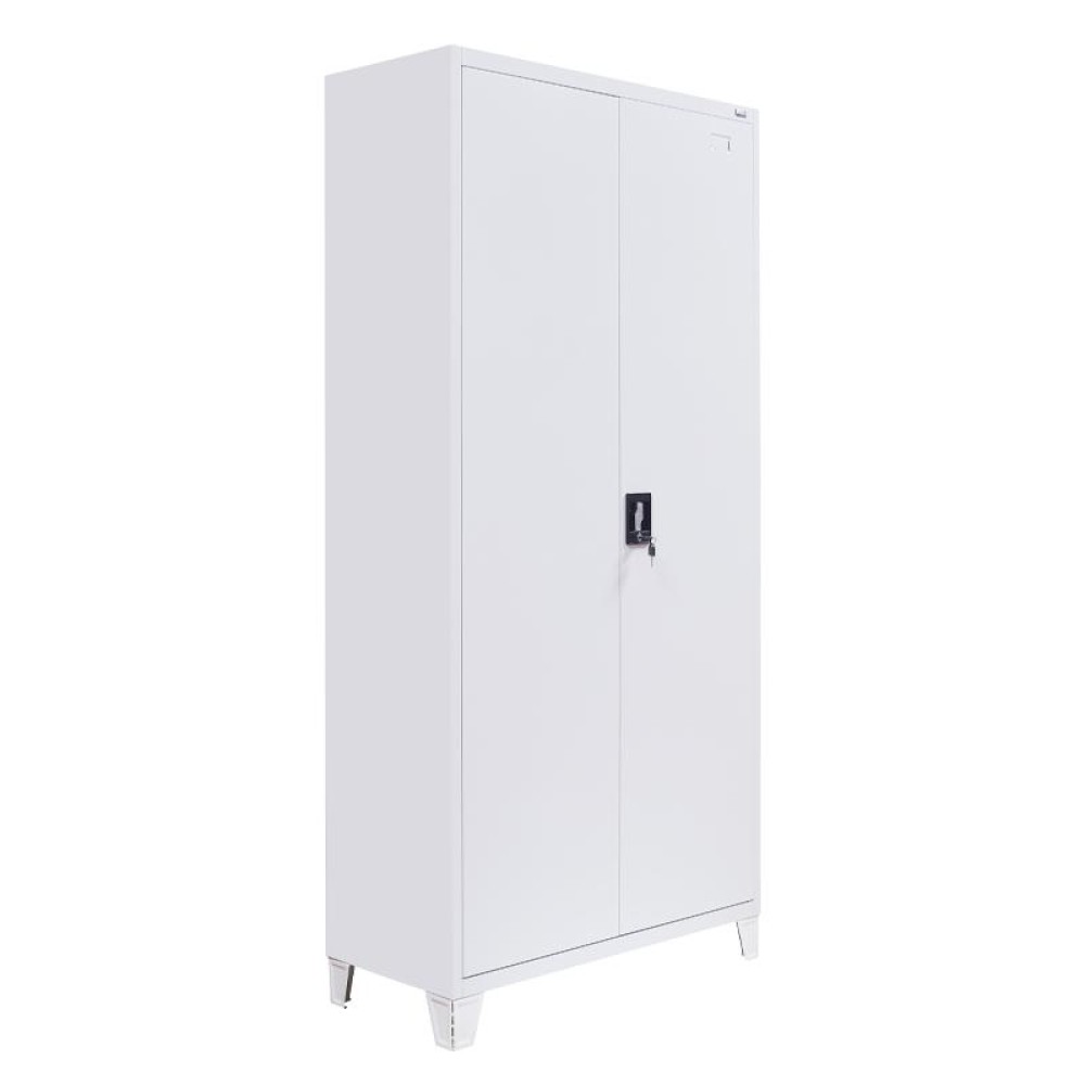 ΜΕΤΑΛΛΙΚΗ ΝΤΟΥΛΑΠΑ Fylliana Everet ΛΕΥΚΟ ΧΡΩΜΑ 90x40x190εκ