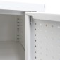 ΜΕΤΑΛΛΙΚΗ ΝΤΟΥΛΑΠΑ Fylliana Mabel ΛΕΥΚΟ ΧΡΩΜΑ 70x35x100εκ