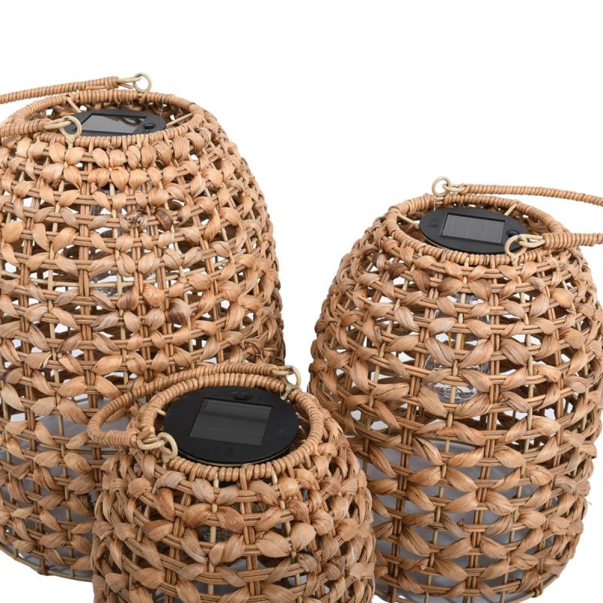 ΗΛΙΑΚΟ ΦΑΝΑΡΙ ΚΗΠΟΥ ΨΑΘΙΝΟ Fylliana FL24038 Boho ΦΥΣΙΚΟ ΧΡΩΜΑ 24x28εκ