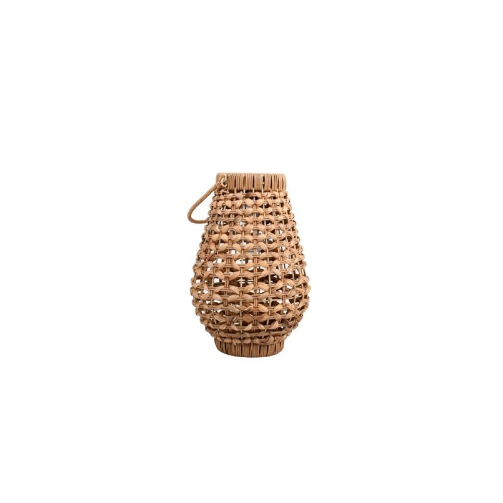 ΗΛΙΑΚΟ ΦΑΝΑΡΙ ΚΗΠΟΥ ΨΑΘΙΝΟ Fylliana FL24040 Boho ΦΥΣΙΚΟ ΧΡΩΜΑ 18x26εκ