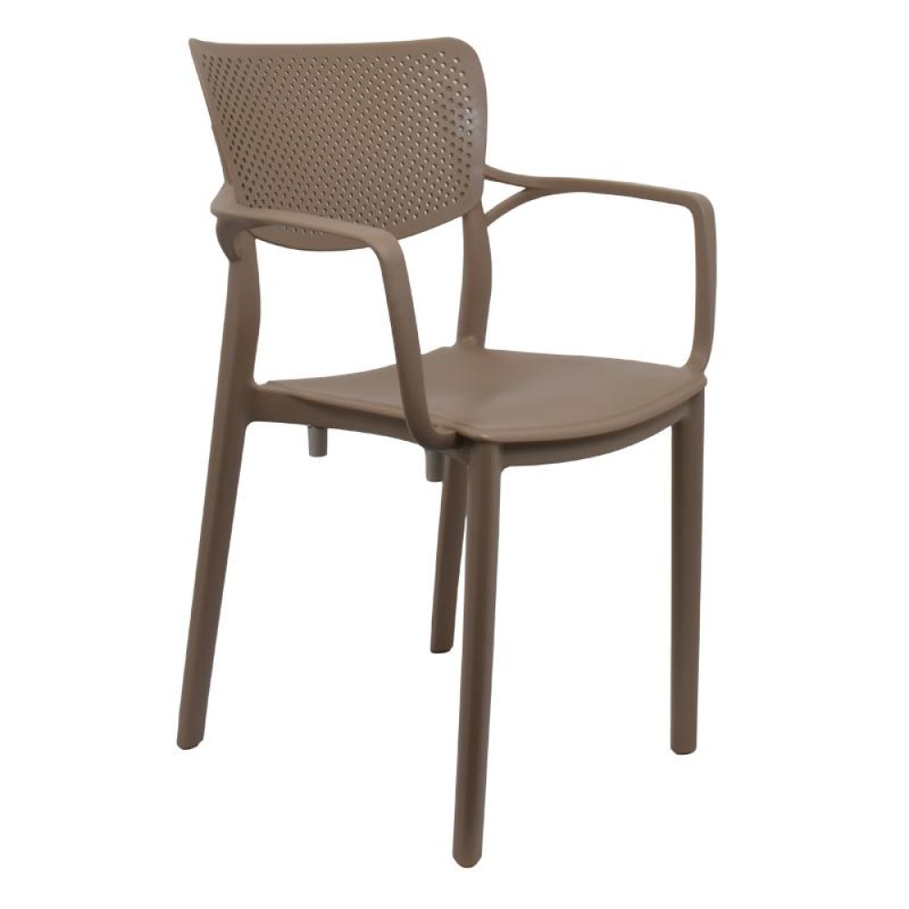 ΚΑΡΕΚΛΑ ΚΗΠΟΥ Fylliana Bellini CAPPUCCINO ΧΡΩΜΑ 54,5x53x84εκ