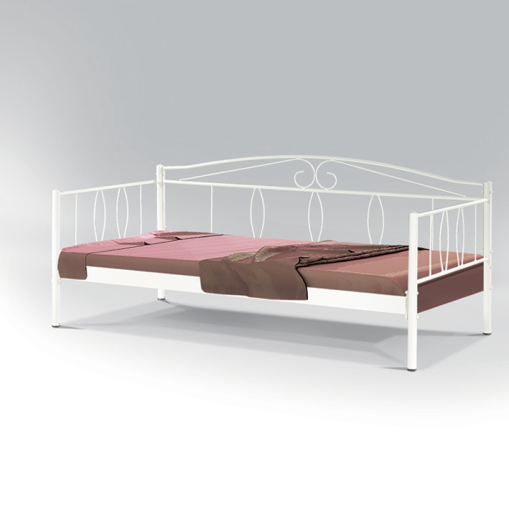 ΚΑΝΑΠΕΣ ΜΕΤΑΛΛΙΚΟΣ Fylliana ARIEL ΜΠΕΖ 210x100x83εκ