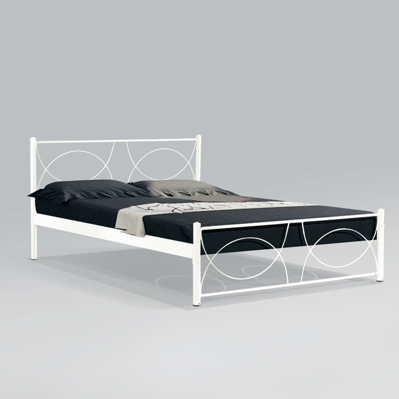 ΚΡΕΒΑΤΙ ΣΙΔΕΡΕΝΙΟ Fylliana ΜΠΕΖ WILLIAM 90x200εκ