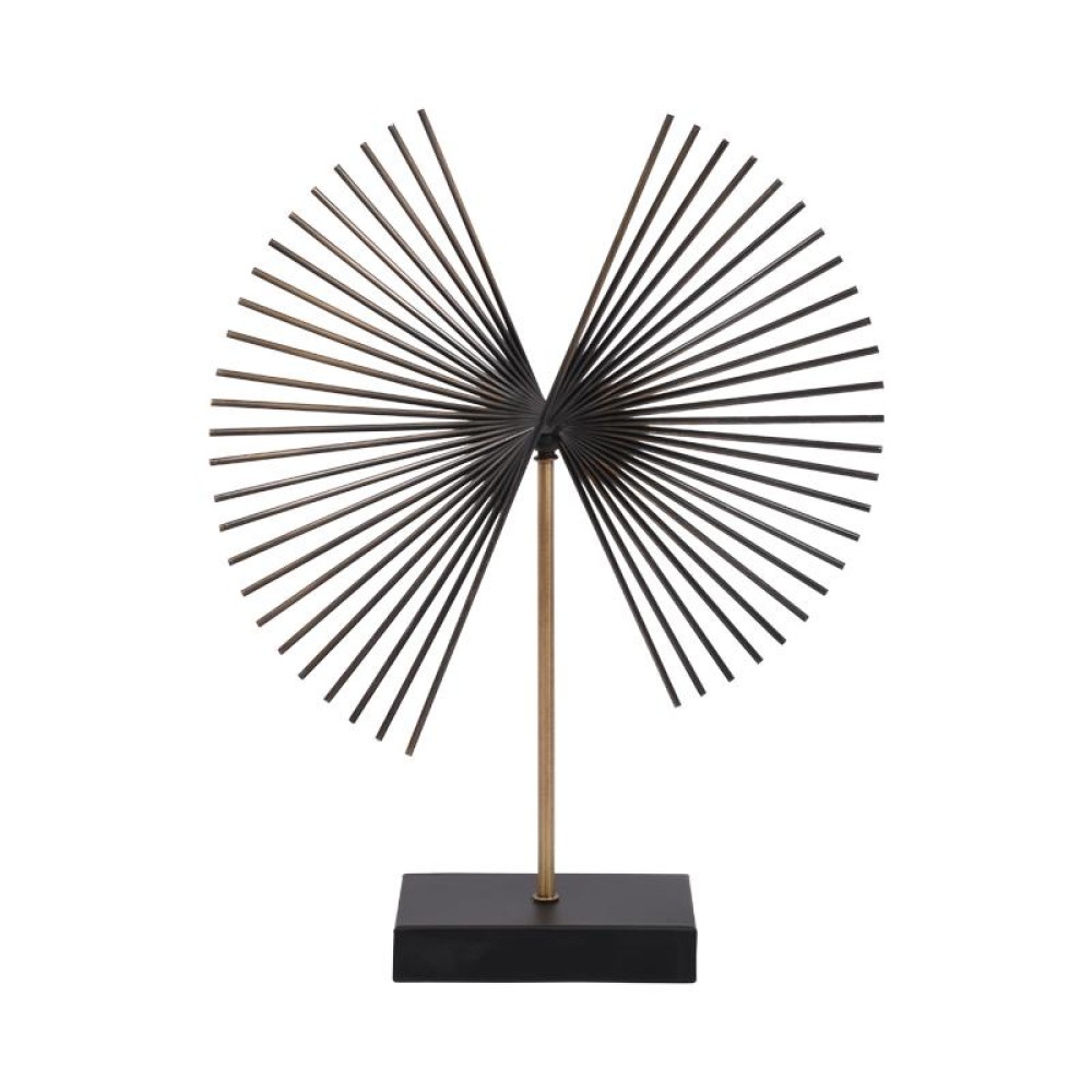 ΕΠΙΤΡΑΠΕΖΙΟ ΜΕΤΑΛΛΙΚΟ ΔΙΑΚΟΣΜΗΤΙΚΟ Fylliana Windmill ΜΠΡΟΝΖΕ ΧΡΩΜΑ 38x10x43 sls