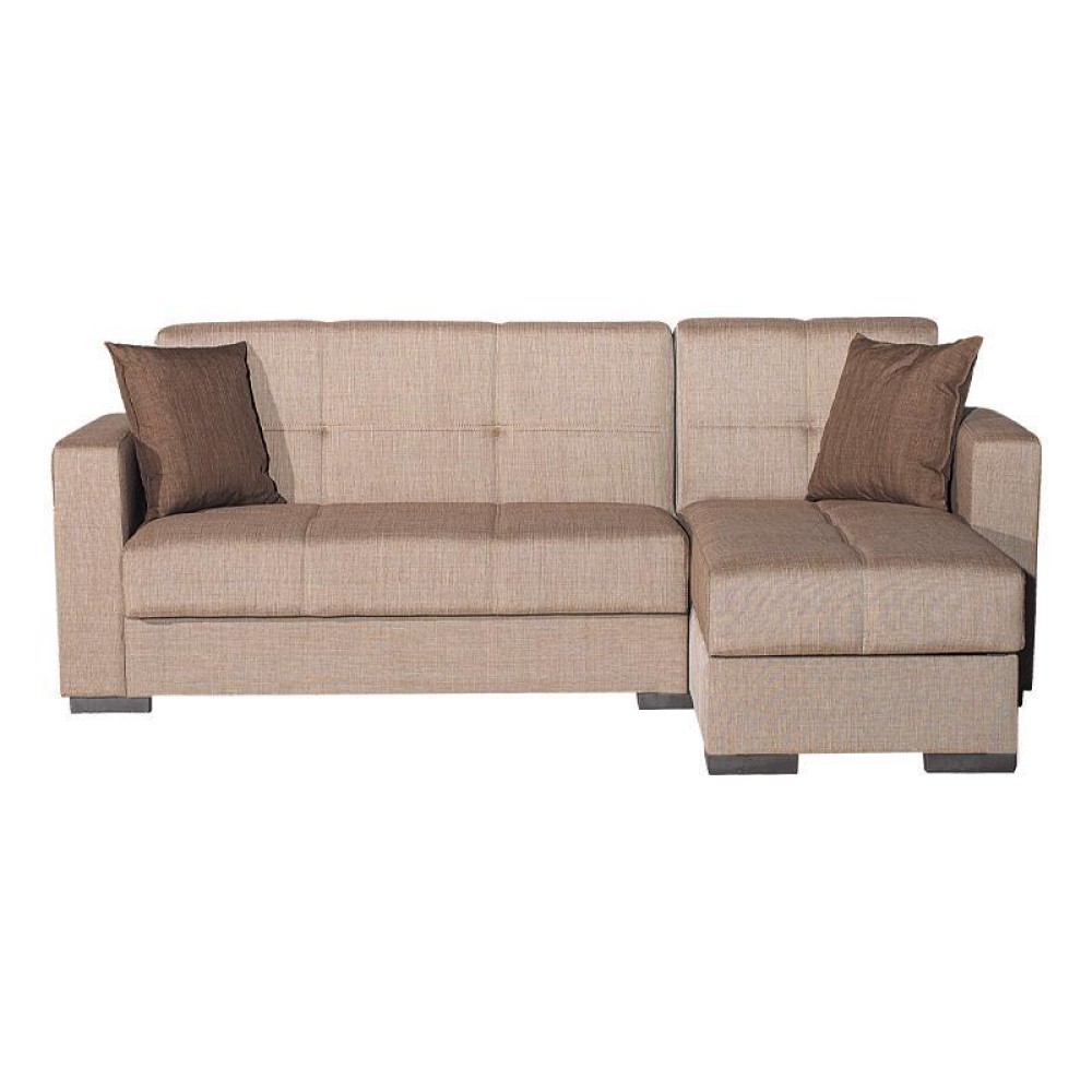 ΓΩΝΙΑΚΟΣ ΚΑΝΑΠΕΣ Fylliana Avignon ΜΠΕΖ-ΑΝ ΚΑΦΕ 212x145x80εκ