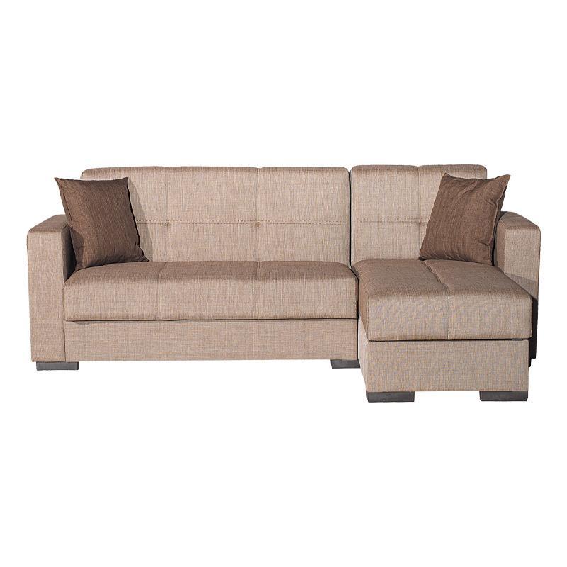 ΓΩΝΙΑΚΟΣ ΚΑΝΑΠΕΣ Fylliana Avignon ΜΠΕΖ-ΑΝ ΚΑΦΕ 212x145x80εκ