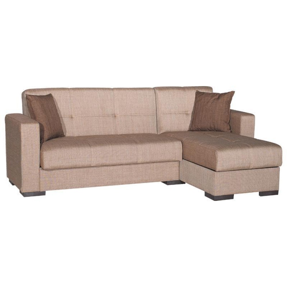 ΓΩΝΙΑΚΟΣ ΚΑΝΑΠΕΣ Fylliana Avignon ΜΠΕΖ-ΑΝ ΚΑΦΕ 212x145x80εκ