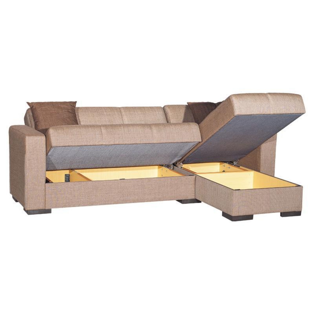 ΓΩΝΙΑΚΟΣ ΚΑΝΑΠΕΣ Fylliana Avignon ΜΠΕΖ-ΑΝ ΚΑΦΕ 212x145x80εκ