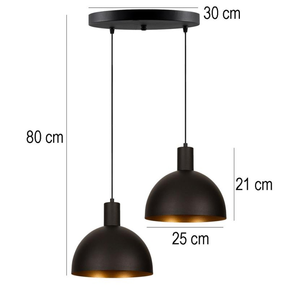 ΔΙΦΩΤΟ Fylliana 226 ΜΑΥΡΟ 30*80εκ E27 sls