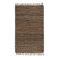 ΧΑΛΙ Fylliana Jute ΜΑΥΡΟ-ΚΑΦΕ ΧΡΩΜΑ 140x200εκ