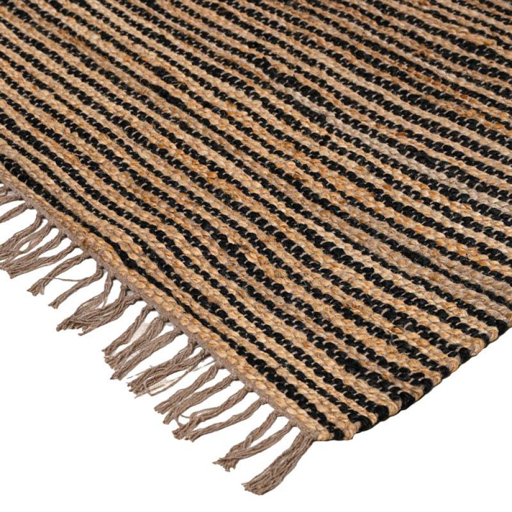 ΧΑΛΙ Fylliana Jute ΜΑΥΡΟ-ΚΑΦΕ ΧΡΩΜΑ 60x120εκ