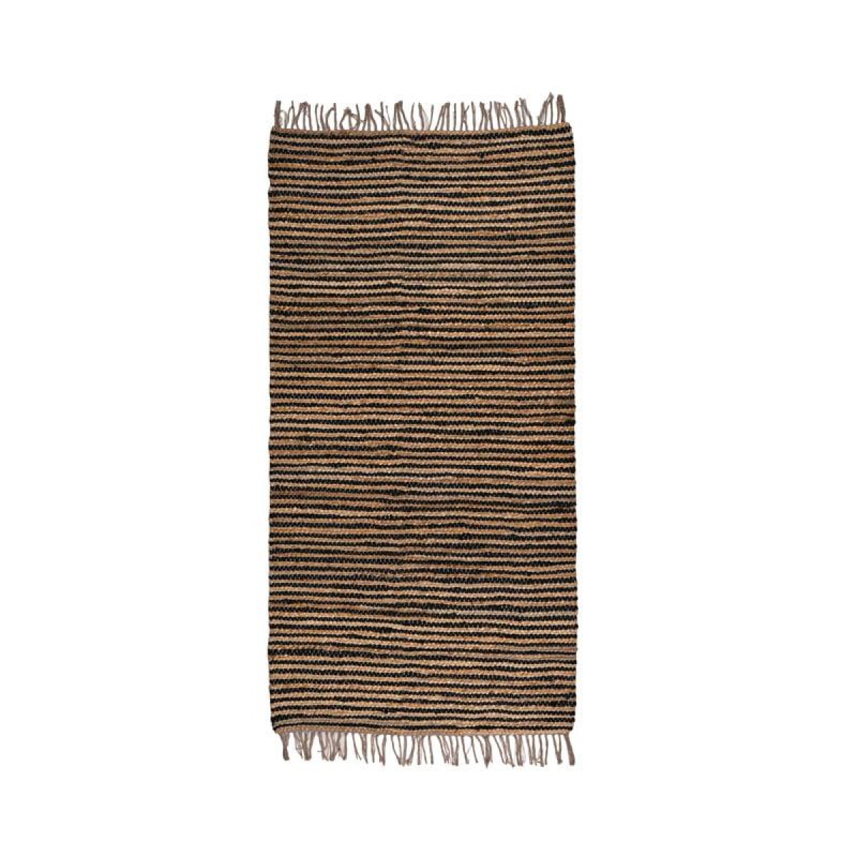 ΧΑΛΙ Fylliana Jute ΜΑΥΡΟ-ΚΑΦΕ ΧΡΩΜΑ 60x120εκ