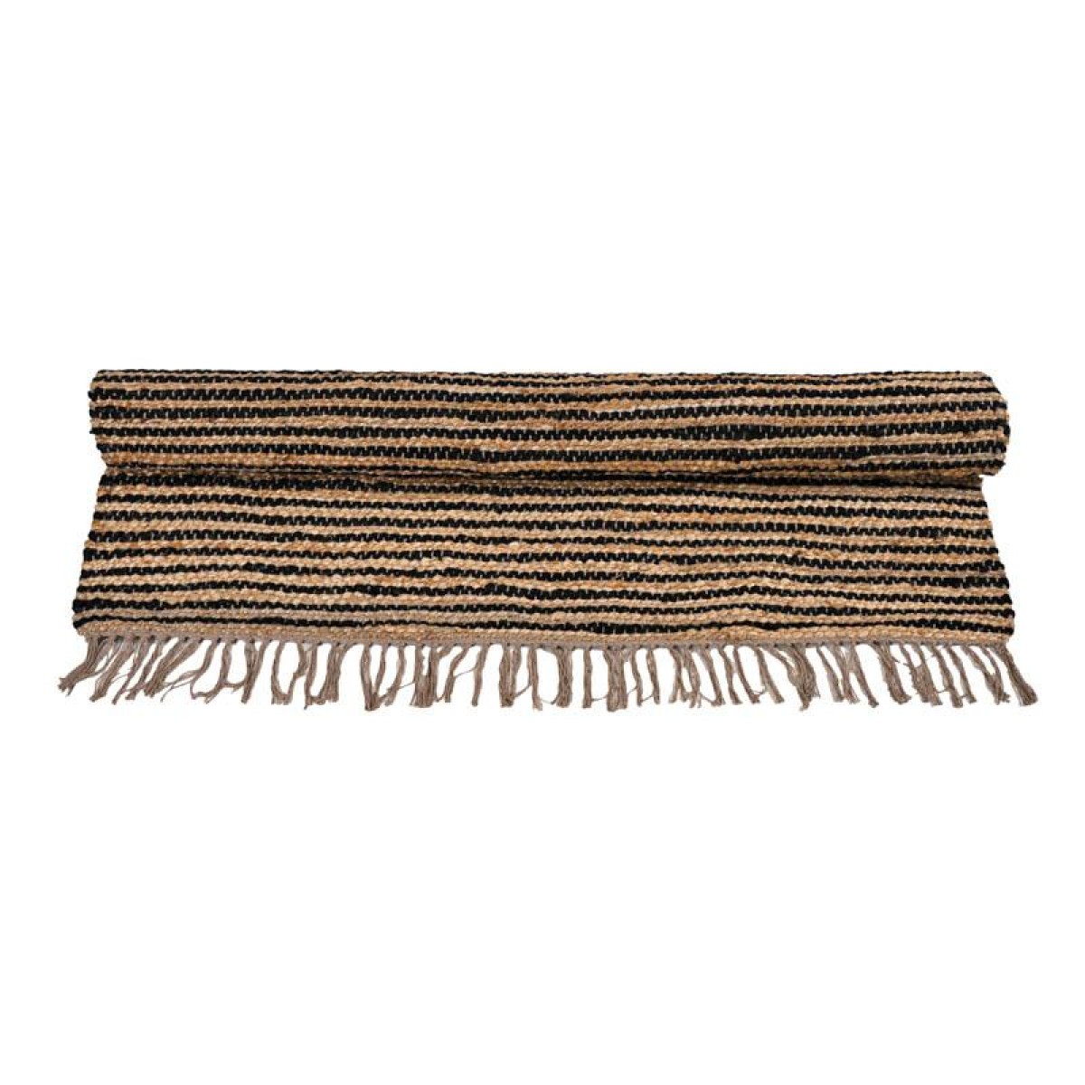 ΧΑΛΙ Fylliana Jute ΜΑΥΡΟ-ΚΑΦΕ ΧΡΩΜΑ 60x120εκ